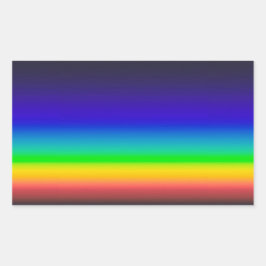 Echte zonne-energie rechthoekige sticker