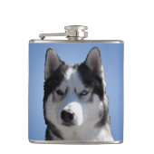 Echterlenmeyer Aangepaste Siberische Husky Drink F Heupfles (Voorkant)