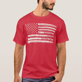 Echtgenoot Daddy Protector Hero Vaderdag Camo meis T-shirt