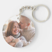 Echtgenoot Eigen vrouw Aangepaste foto Echtgenoot Sleutelhanger (Achterkant)