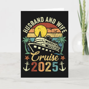 Echtgenoot en vrouw cruise 2025 gezinsreis vakanti kaart