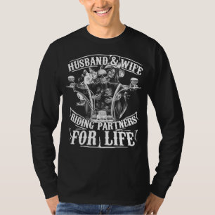 Echtgenoot en weduwen voor levenslang leren t-shirt