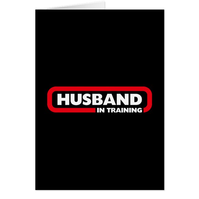 Echtgenoot in opleiding (Voorkant)