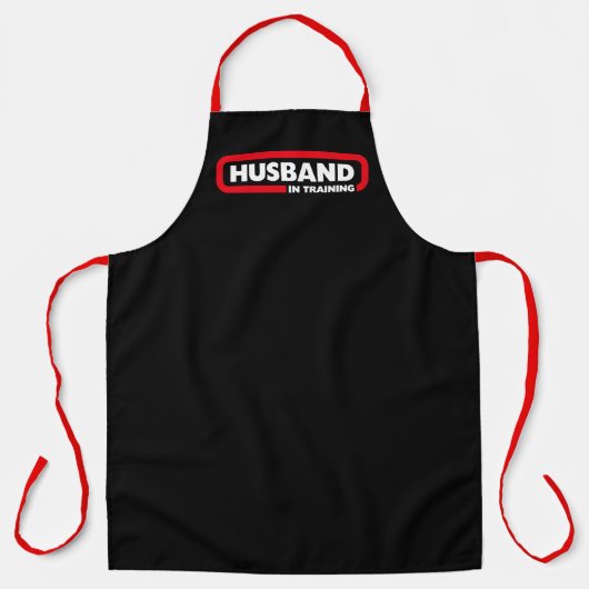 Echtgenoot in opleiding - Funny Apron for Hubby Schort (Voorkant)