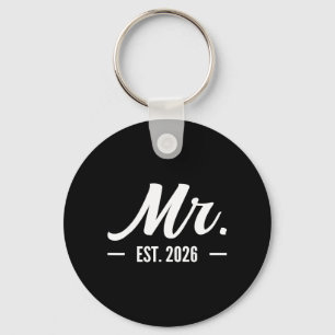 Echtgenoot Mijnheer Est 2026 Gehuwd Trouwen Bruids Sleutelhanger