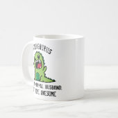 Echtgenoot Mok Dinosaur, Husbasaurus Mok, (Voorkant links)