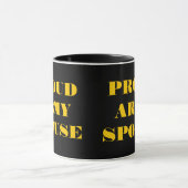 Echtgenoot mok Proud Army (Midden)