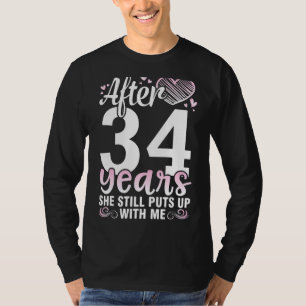 Echtgenoot na 34 jaar huwelijk legt ze nog steeds t-shirt