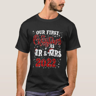 Echtgenoot Onze Eerste Als Mijnheer Mevrouw 2022 T-shirt