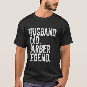 Echtgenoot Pa Barber Legend Vaderdag T-shirt
