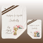 Echtgenoot soulmates schattige honden jubileum cad sherpa deken