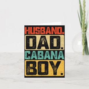 Echtgenoot Vader Cabana Vaderdag Kaart