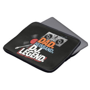 Echtgenoot Vader DJ Legende Laptop Sleeve