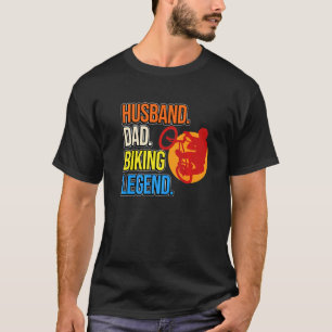 Echtgenoot Vader Fietsen Fiets Wielrennen Fietseri T-shirt