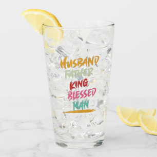 Echtgenoot, Vader, Koning, Gezegend Man VADERDAG Glas