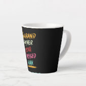 Echtgenoot, Vader, Koning, Gezegend Man | VADERDAG Latte Mok (Rechterhoek)