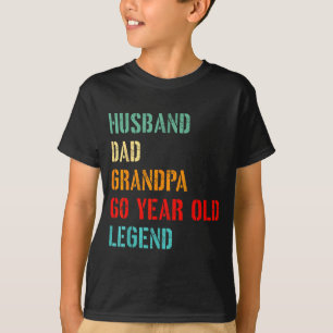 Echtgenoot Vader Opa 60 Oude Kunst T-shirt