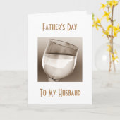 ECHTGENOOT "VADERDAG" TOAST OM "U" TE VIEREN KAART (Gele Bloem)