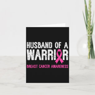 Echtgenoot van een Warrior Breast Cancer Awareness Kaart