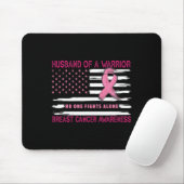 Echtgenoot van een Warrior Breast Cancer Awareness Muismat (Met muis)