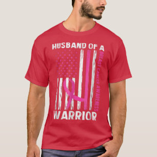 Echtgenoot van een Warrior Breast Cancer Awareness T-shirt