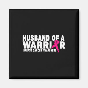Echtgenoot van het Warrior Breast Cancer Awareness Magneet