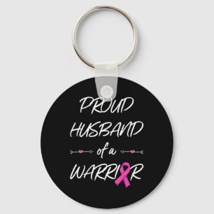 Echtgenoot van het Warrior Breast Cancer Awareness Sleutelhanger