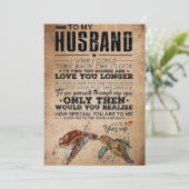 Echtgenoot van mijn ouwe liefde je langer feestdagenkaart (Staand voorkant)