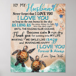 Echtgenoot Voor Mijn Echtgenoot Schildpad Poster