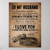Echtgenoot voor mijn man en altijd poster (Voorkant)