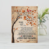 Echtgenoot voor mijn man... ik zie thuis bedankkaart (Staand voorkant)