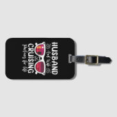 Echtgenoot Wife Cruising Partners voor het leven Bagagelabel (Voorkant (horizontaal))