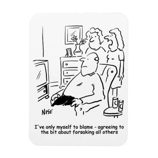 Echtgenote betreurt haar trouwstem magneet (Verticaal)