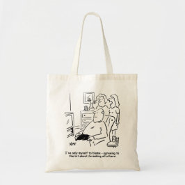 Echtgenote betreurt haar trouwstem tote bag