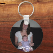 echtgenote en baby Sleutelhanger (Voorkant)