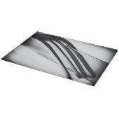 Echtgenote en vork snijplank (Hoek)