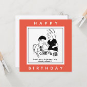 Echtgenote geeft het diner van Husband niet aan Do Kaart (Voorkant / Achterkant in situ)