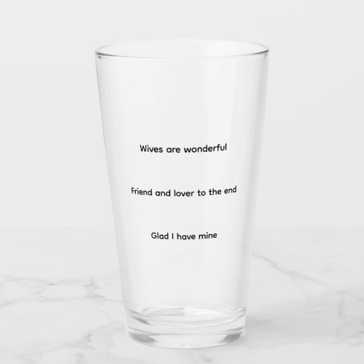 Echtgenote Glas (Voorkant)