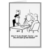 Echtgenote heeft een gebroken arm in een zingeling (Voorkant)