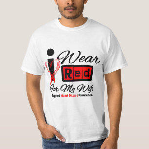 Echtgenote - Ik Draag de hartziekte van Red Ribbon T-shirt