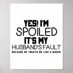 Echtgenote _ ja, ik ben verwend het is mijn man Ku Poster