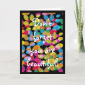 Echtgenote Jubileum Vergeet niet dat je mooi bent Kaart (Voorkant)