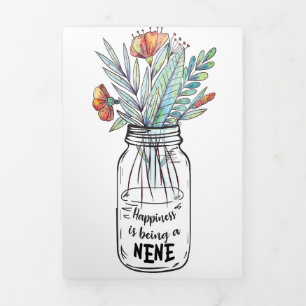 Echtgenote Kunst Geluk Is Zijn Een Nene Drieluik Kaart