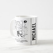 Echtgenote loopt de Straat als verkeersdirecteur Koffiemok (Voorkant links)