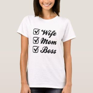 Echtgenote mam Boss T-shirt