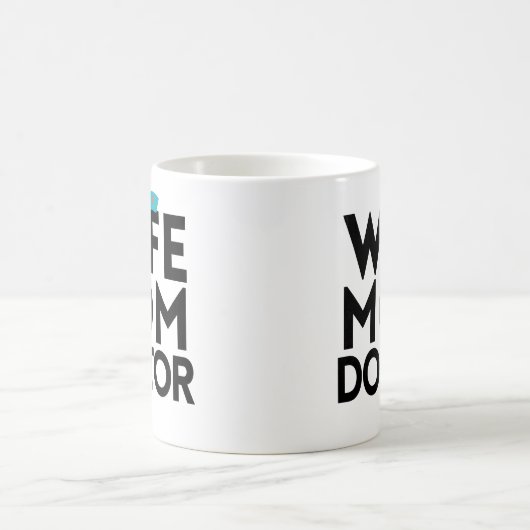 Echtgenote mam Doctor in de Afstuderen Koffie Mok (Center)