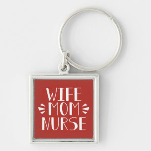 Echtgenote mam Nurse Graphic Sleutelhanger