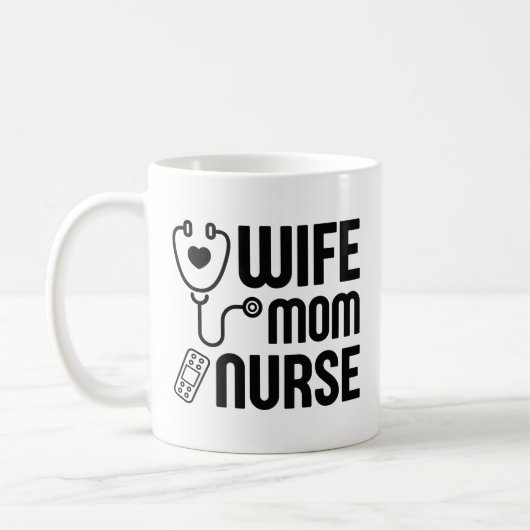 Echtgenote mam Nurse Koffiemok (Links)