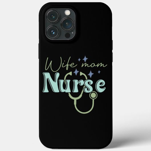 Echtgenote mam Verpleegkundige Gift for Nurse Moed Case-Mate iPhone Case (Achterkant)
