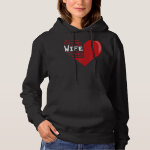Echtgenote met Gezegde Beste vriend Team Mate Hoodie